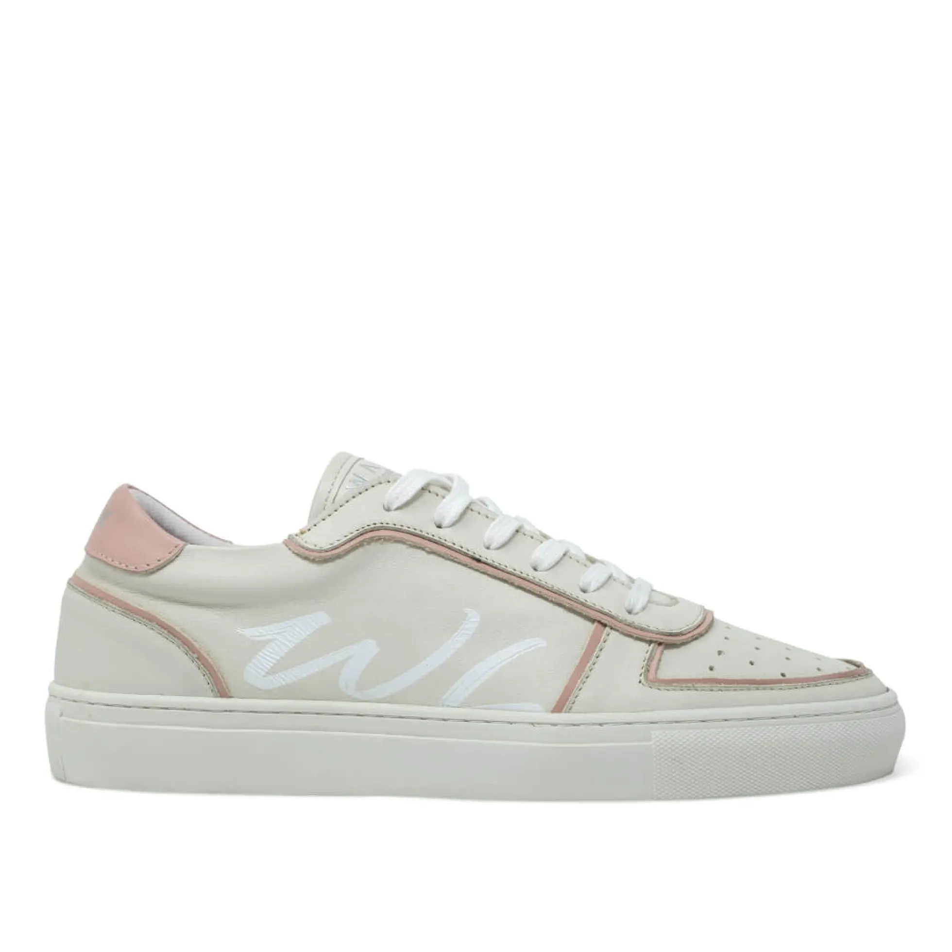 Walk London Valley Sneaker Off White & Nude Hot