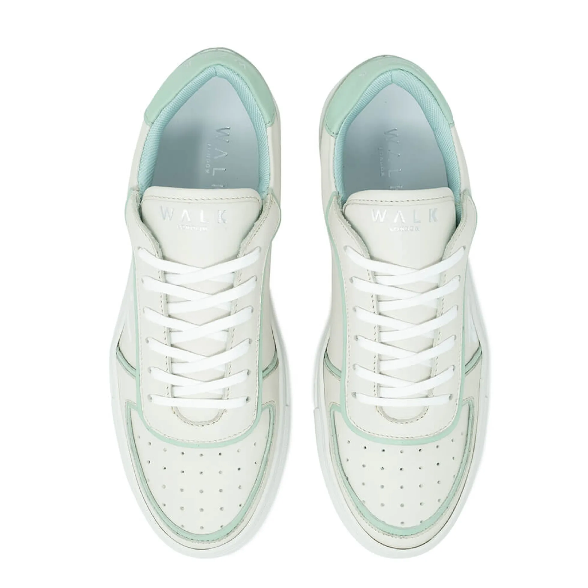 Walk London Valley Sneaker Off White & Mint Best Sale