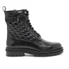 Walk London Vera Quilted Combat Boot Black Shop
