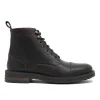 Walk London Wolf Toe Cap Boot Brown Leather Store