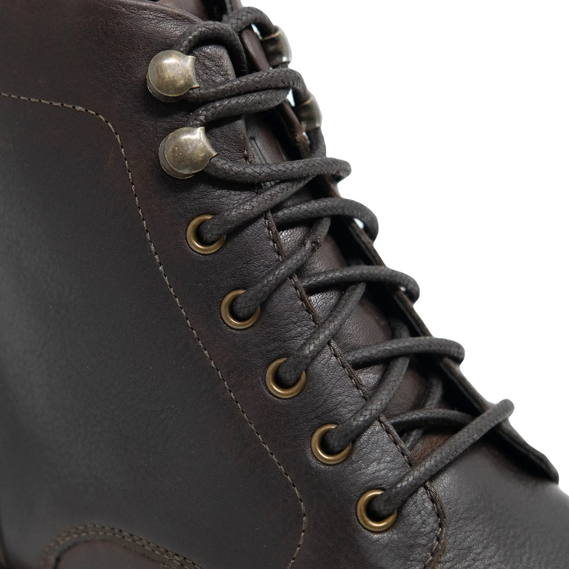 Walk London Wolf Toe Cap Boot Brown Leather Store